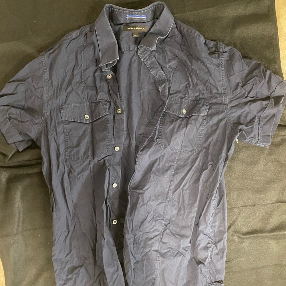 men’s banana republic button down